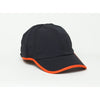 Pacific Headwear Black/Orange Lite Series Adjustable Active Cap