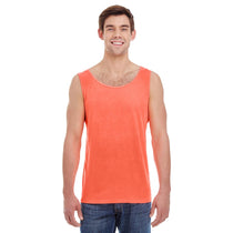 Comfort Colors Men's Neon Red Orange 4.8 oz. Tank