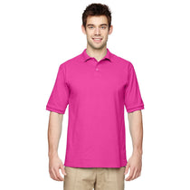 Jerzees Men's Cyber Pink 5.6 Oz. Spotshield Jersey Polo