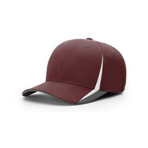 Richardson Maroon/White/Charcoal Sideline Triple Color R-Flex Cap