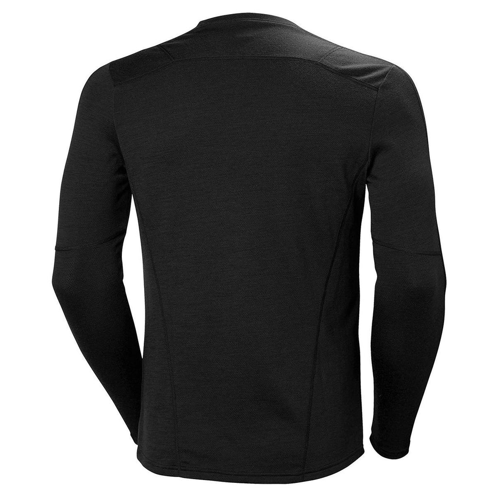 Helly Hansen Men's Black Lifa Merino Crew