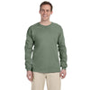 Fruit of the Loom Men's Sagestone 5 oz. HD Cotton Long-Sleeve T-Shirt