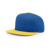 Richardson Royal/Gold Lifestyle Structured Combination Wool Flatbill Snapback Cap