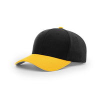 Richardson Black/Gold On-Field Combination Surge Adjustable Cap
