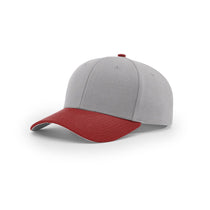 Richardson Grey/Cardinal On-Field Combination Surge Adjustable Cap