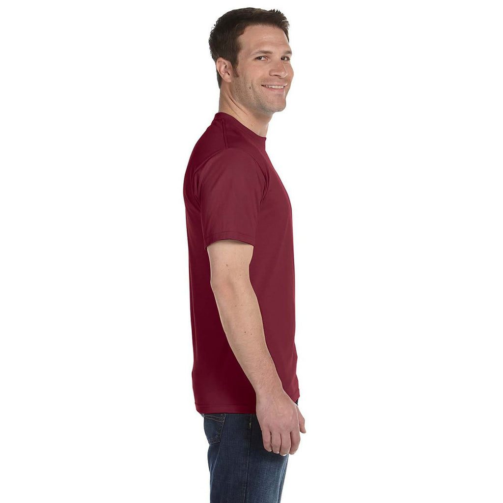 Hanes Men's Cardinal 6.1 oz. Beefy-T
