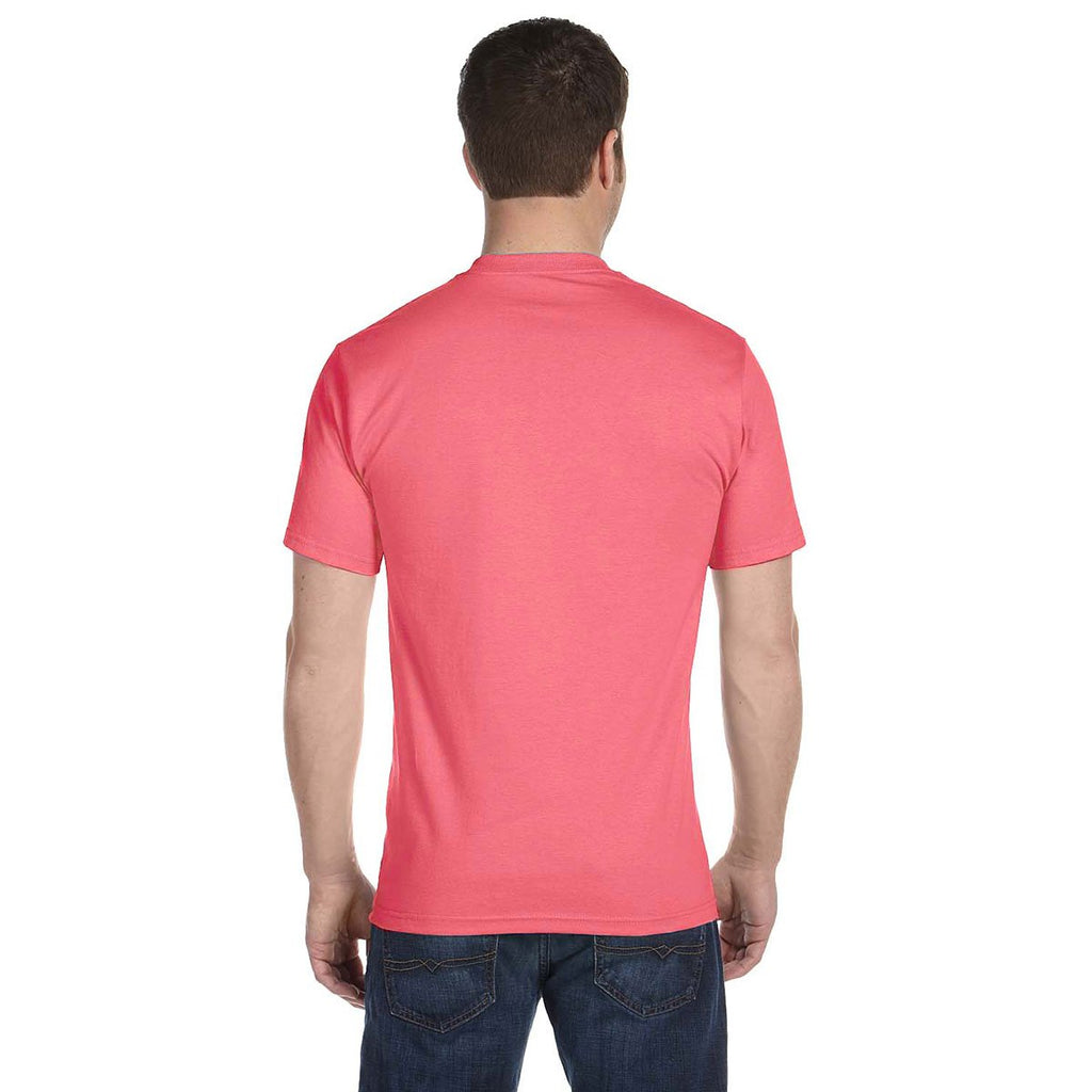 Hanes Men's Charisma Coral 6.1 oz. Beefy-T