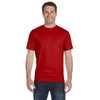 Hanes Men's Deep Red 6.1 oz. Beefy-T