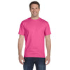 Hanes Men's Wow Pink 6.1 oz. Beefy-T