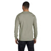 Hanes Men's Stonewash Green 6.1 oz Long-Sleeve Beefy-T