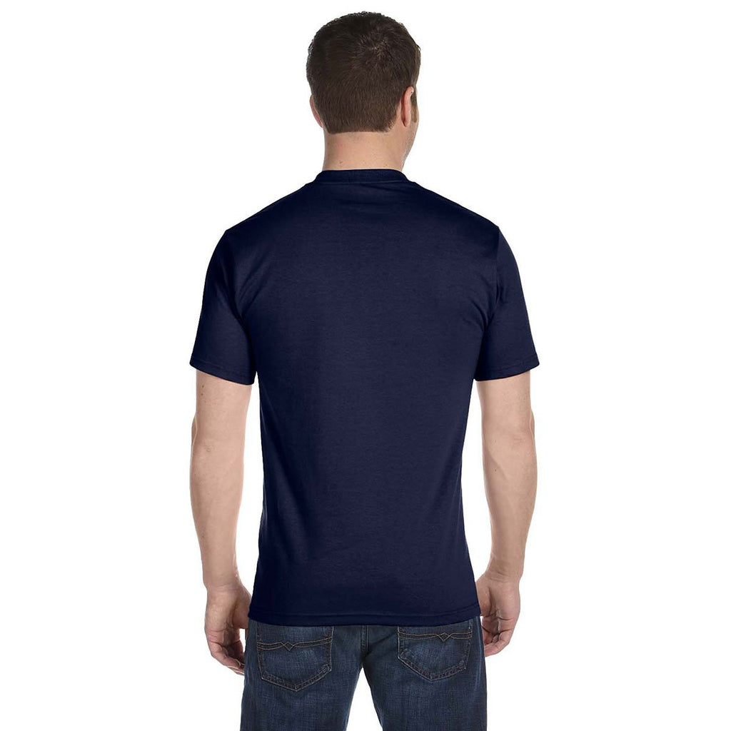 Hanes Men's Navy Tall 6.1 oz. Beefy-T
