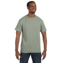 Hanes Men's Stonewash Green 6.1 oz. Tagless T-Shirt