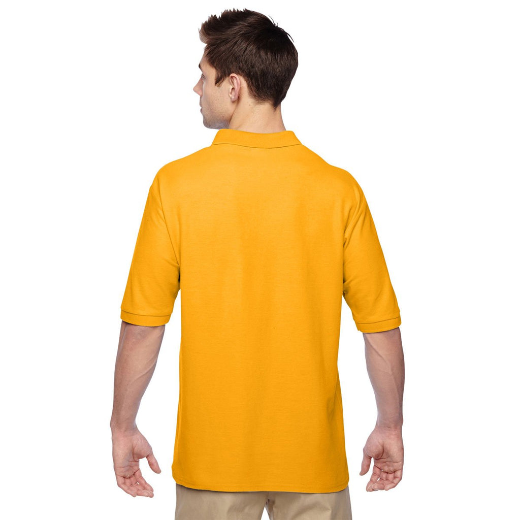 Jerzees Men's Gold 5.3 Oz. Easy Care Polo