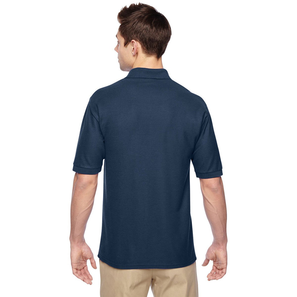 Jerzees Men's J Navy 5.3 Oz. Easy Care Polo