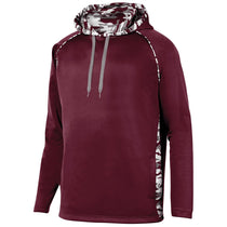 Augusta Sportswear Men's Maroon/Maroon Mod Camo Hooded Pullover Sweatshirt