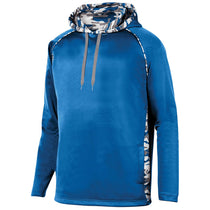 Augusta Sportswear Men's Royal/Royal Mod Camo Hooded Pullover Sweatshirt