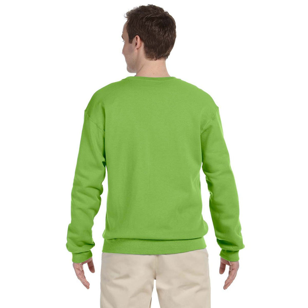Jerzees Men's Kiwi 8 Oz. Nublend Fleece Crew