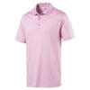 Puma Golf Men's Pale Pink Rotation Golf Polo