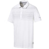 Puma Golf Men's Bright White/Quiet Shade Lime Light Polo