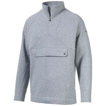 Puma Golf Men's Quarry Heather Fusion Quarter Zip