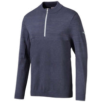 Puma Golf Men's Peacoat Heather Evoknit Quarter Zip Sweater