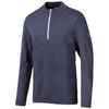 Puma Golf Men's Peacoat Heather Evoknit Quarter Zip Sweater