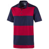 Puma Golf Men's Peacoat/Rhubarb Rugby Polo