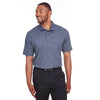 Puma Golf Men's Peacoat Heather Performance Stripe Polo