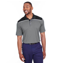Puma Golf Men's Quiet Shade/Black Bonded Colorblock Polo