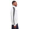 Puma Sport Men's Bright White/Quiet Shade P48 Fleece Track Jacket