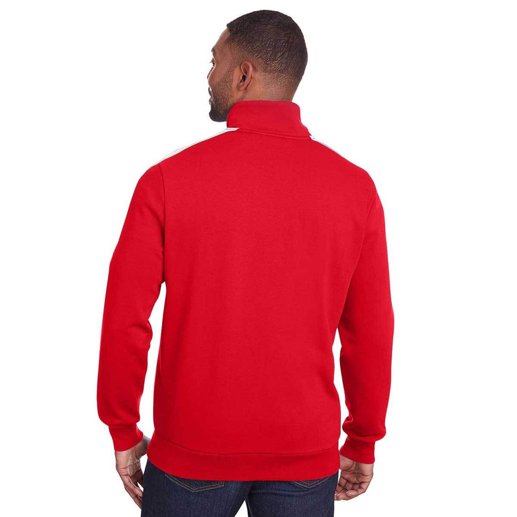 Puma Sport Men's Hi Risk Red/White P48 Fleece Track Jacket