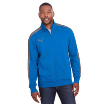 Puma Sport Men's Lapis Blue/Quiet Shade P48 Fleece Track Jacket