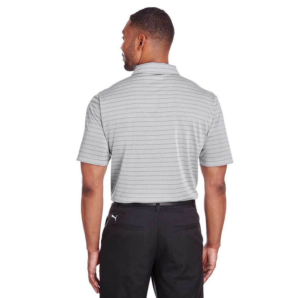 Puma Golf Men's Quarry Rotation Stripe Polo