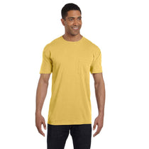 Comfort Colors Men's Mustard 6.1 oz. Pocket T-Shirt