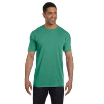 Comfort Colors Men's Neon Green 6.1 oz. Pocket T-Shirt