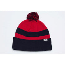 Pacific Headwear Navy/Red/Navy Loose Fit Pom-Pom Beanie