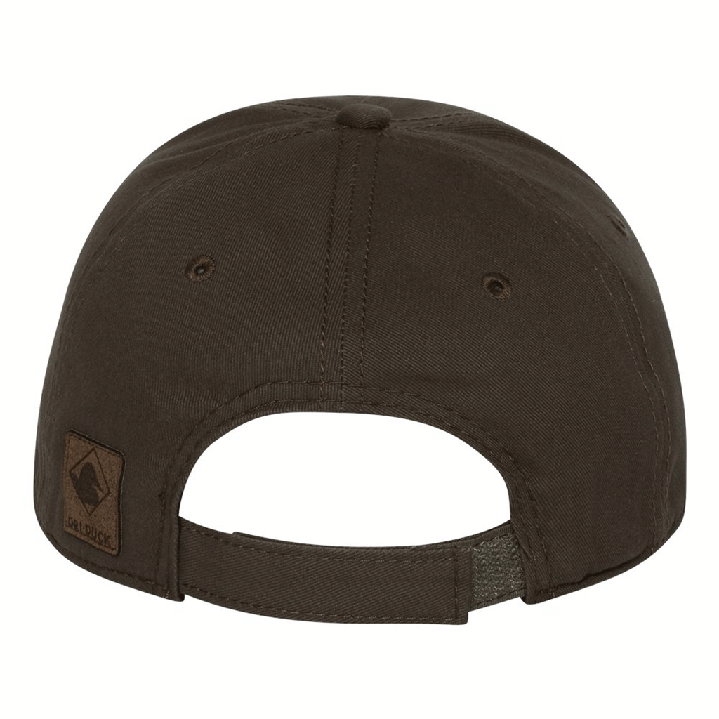Dri Duck Dark Brown Heritage Twill Cap
