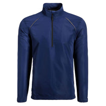 Landway Men's Navy 1/2 Zip Vapor Windbreaker