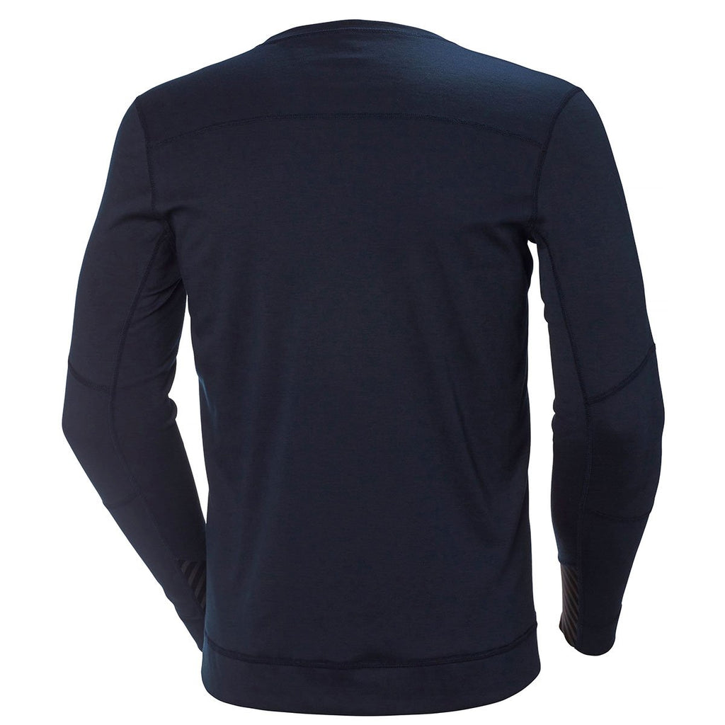 Helly Hansen Men's Navy Lifa Max Crewneck Long Sleeve Tee