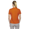 Core 365 Women's Campus Orange Pace Performance Pique Crewneck