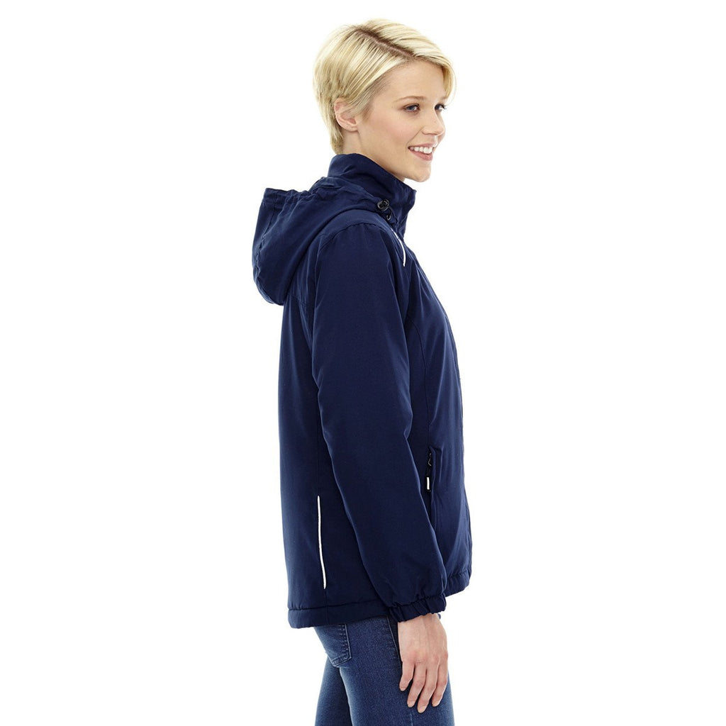 Core 365 Women's Classic Navy Brisk Insulated Jacket
