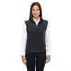 Core 365 Women's Heather Charcoal Journey Fleece Vest