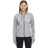 North End Women's Platinum Trace Printed Fleece Jacket