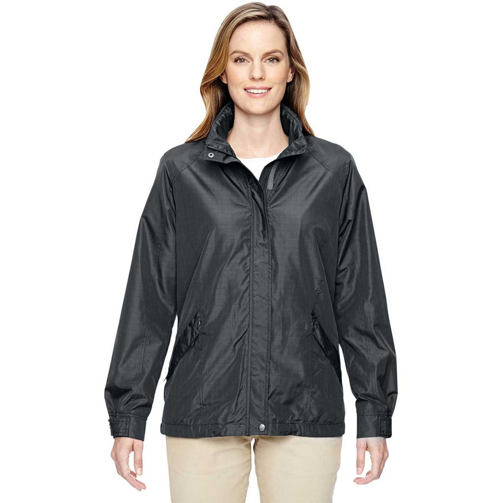 North End Women's Graphite Excursion Transcon Lightweight Jacket with Pattern