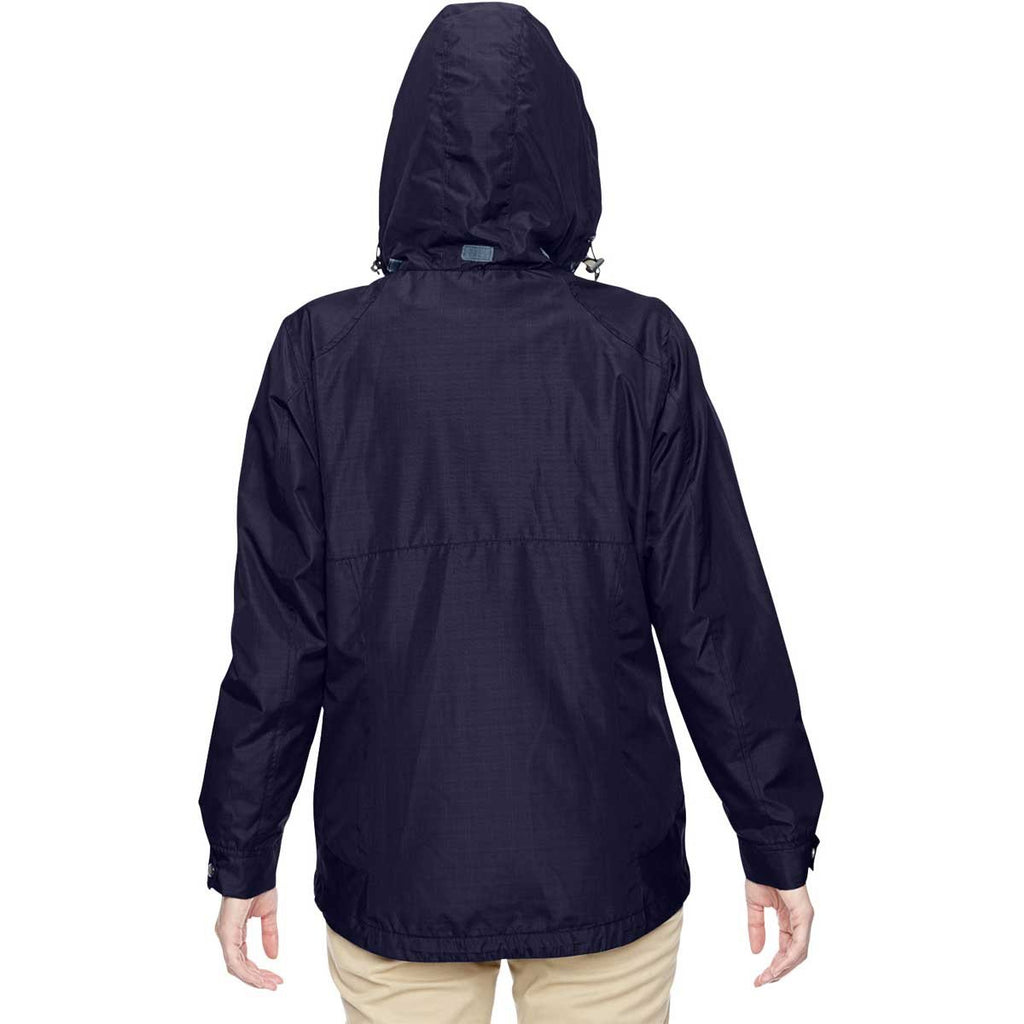 North End Women's Navy Excursion Transcon Lightweight Jacket with Pattern
