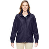 North End Women's Navy Excursion Transcon Lightweight Jacket with Pattern