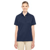 Core 365 Women's Classic Navy/Carbon Motive Performance Pique Polo with Tipped Collar