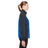 Core 365 Women's True Royal/Carbon Stratus Colorblock Lightweight Jacket