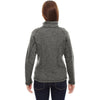 North End Women's Heather Charcoal Peak Jacket