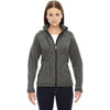 North End Women's Heather Charcoal Peak Jacket